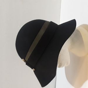 VINTAGE GIOVANNIO NEW YORK 100% WOOL BLACK HAT